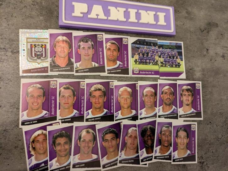 Panini football 2007 ANDERLECHT RSC 21 voetbal stickers 2007, Hobby en Vrije tijd, Stickers en Plaatjes, Nieuw, Verzenden