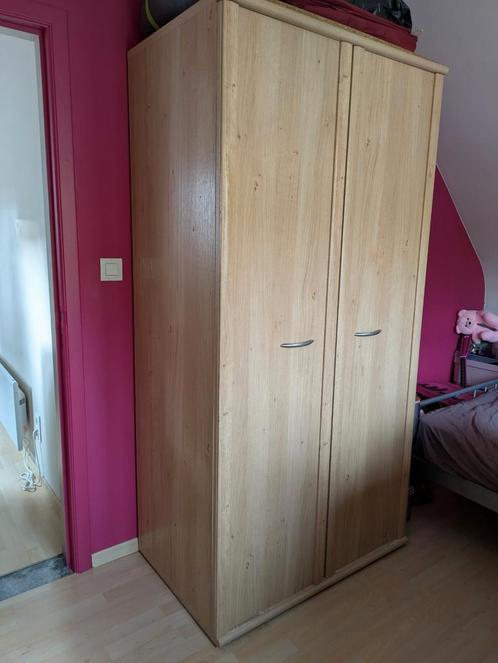 Grote mooie kleerkast (hout), Huis en Inrichting, Kasten | Kleerkasten, Gebruikt, Ophalen