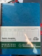 Registre garagiste neuf, Enlèvement ou Envoi