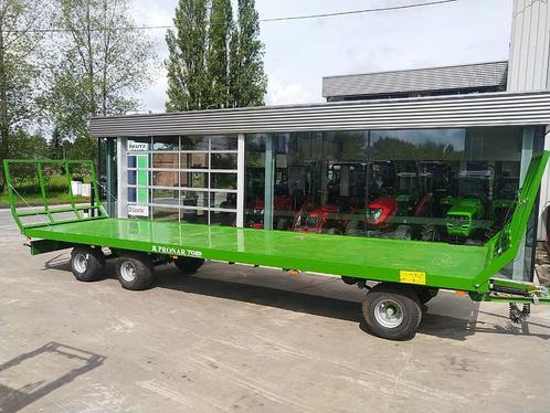 Pronar T023 platte stockwagens, 3-asser, lengte 9,88 tot 10m, Zakelijke goederen, Landbouw | Onroerend goed, Ophalen