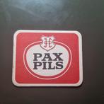 Sous Bock Pax Pils (modèle 2), Autres marques, Sous-bock, Utilisé, Enlèvement ou Envoi