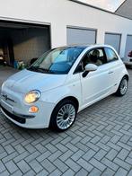 Fiat 500, Auto's, Voorwielaandrijving, Leder en Stof, Beige, Particulier