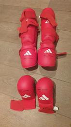 Karate scheenbeschermers en handschoenen Adidas, Sport en Fitness, Vechtsporten en Zelfverdediging, Ophalen, Zo goed als nieuw