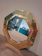 Achthoekige koperen spiegel. VINTAGE. 25X25., Antiek en Kunst, Ophalen of Verzenden