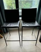 ZANOTTA LIO BARSTOELEN leder en aluminium, Ophalen, Gebruikt, Twee, Leer