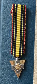 mini medaille slag om België, Verzamelen, Ophalen of Verzenden, Landmacht, Lintje, Medaille of Wings