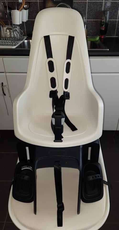 Bobike One Maxi White fietsstoel - nieuwstaat, Fietsen en Brommers, Fietsaccessoires | Fietsstoeltjes, Zo goed als nieuw, Achterzitje