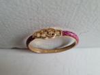 bracelet vintage en peau de serpent Gucci Firenze plaqué or, Comme neuf, Rose, Cuir, Enlèvement ou Envoi