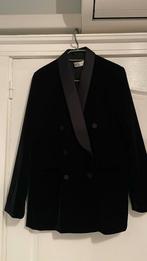 Nieuwe elegante zwarte fluwelen blazer van ZARA M, Kleding | Dames, Jasjes, Kostuums en Pakken, Kostuum of Pak, Nieuw, Ophalen of Verzenden