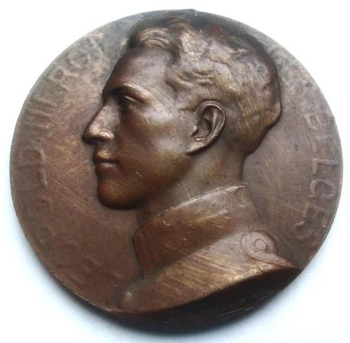 medaille witterwulghe brons leopold 3 1935 concours hippique, Postzegels en Munten, Penningen en Medailles, Brons, Ophalen of Verzenden