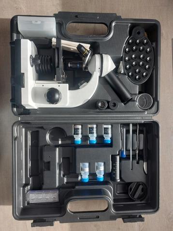BRESSER JUNIOR Biolux SEL Studenten Microscoop met Koffer, Enlèvement, Comme neuf, 400x à 1000x, Microscope biologique
