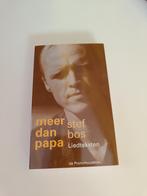Boek Stef Bos - Meer dan papa (Liedteksten), Ophalen of Verzenden, Gelezen, Algemeen, Stef Bos