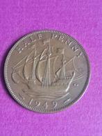 1949 Engeand 1/2 penny in brons George VI, Verzenden, Overige landen, Losse munt