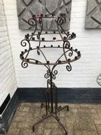 SMEEDIJZEREN GROTE KANDELAAR – KASTEELKANDELAAR, Huis en Inrichting, Ophalen, Zwart, Nieuw, Kandelaar