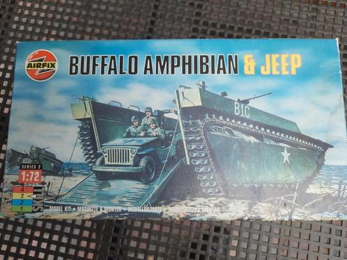 Kit AIRFIX 1/72 BUFFALO AMPHIBIAN + JEEP *NEW*, Hobby & Loisirs créatifs, Modélisme | Voitures & Véhicules, Neuf, Camion, 1:50 ou moins