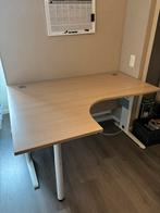 Grote hoekbureau Bruneau, in hoogte verstelbaar., Ophalen, In hoogte verstelbaar, Zo goed als nieuw, Bureau