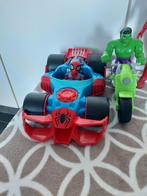 spiderman auto en hulk brommer, Comme neuf, Enlèvement