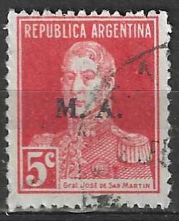 Argentinie 1923 - Yvert 281 - Jose de San Martín (ST) beschikbaar voor biedingen