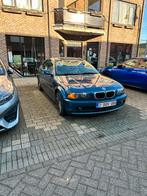 BMW E46 323CI, Auto's, Automaat, Achterwielaandrijving, Blauw, Leder
