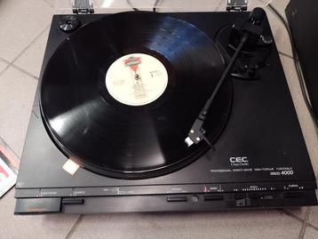 Platine vinyle vintage professionnel CEC, Autres marques, Réglage pitch, Tourne-disque, Enlèvement
