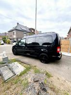 VW CADDY MAXI 5PLAATS DUBBEL CABINE LICHTE VRAACHT BLACKLINE, Auto's, Euro 5, Stof, Zwart, Grijs