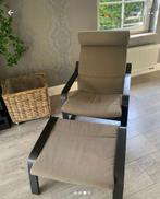 Relaxzetel met voetbankje, Huis en Inrichting, Fauteuils, Ophalen, Minder dan 75 cm, Zo goed als nieuw, Modern