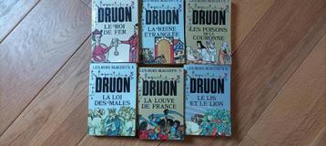 Les Rois Maudits - Maurice Druon - 6 volumes Livre de poche beschikbaar voor biedingen