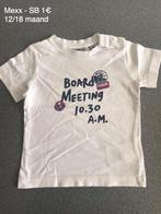 Wit t-shirt met print Mexx - maat 80, Kinderen en Baby's, Babykleding | Maat 80, Shirtje of Longsleeve, Ophalen of Verzenden, Jongetje