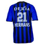 match prepared shirt Club Brugge Sebastian Hermans, Verzamelen, Sportartikelen en Voetbal, Shirt, Gebruikt, Verzenden