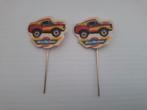 2 vintage Micro Machines speldjes / pins, Verzamelen, Ophalen of Verzenden, Gebruikt