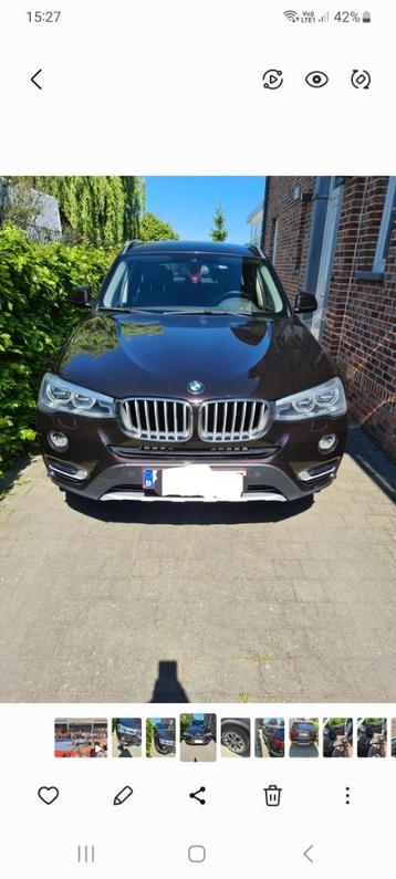 BMW X3 te koop, Autos, Achat, Euro 6, Carnet d'entretien, 1820 kg