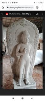 statue de jardin en pierre reconstituée teinte noire bouddha, Maison & Meubles, Accessoires pour la Maison | Statues de Bouddha