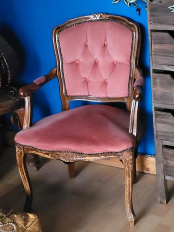 Vintage Louis XV kinder/poppen stoel
