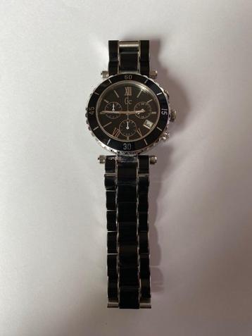 Montre Guess (GC 35000) Noir, Montre-bracelet, Enlèvement ou Envoi, Guess, Utilisé