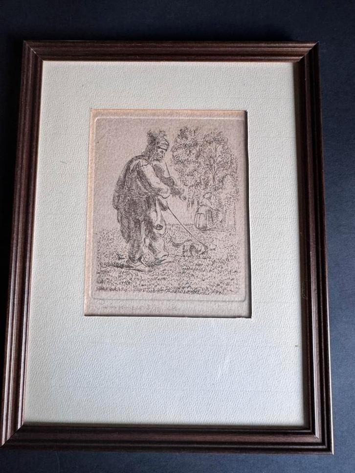 Ets van Pieter Ringoot, Antiek en Kunst, Kunst | Etsen en Gravures, Ophalen of Verzenden