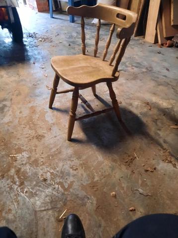 Landelijke keukenstoelen, Ophalen, Hout