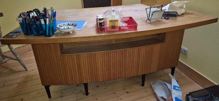 Bureau et chaise design belge, années 1960, Maison & Meubles, Bureaux, Utilisé, Bureau, Enlèvement