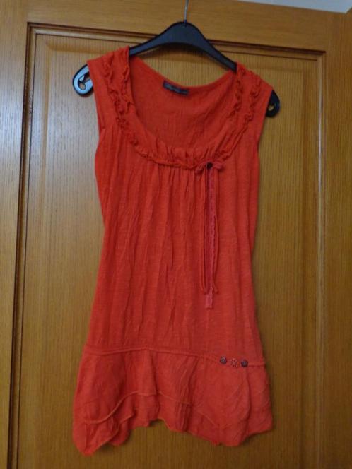 blouse/tunique orange - Taille 38 - Cassis Collection, Vêtements | Femmes, Blouses & Tuniques, Comme neuf, Taille 38/40 (M), Orange