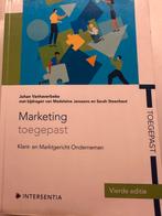 Marketing toegepast 4de editie, Boeken, Ophalen, Hoger Onderwijs, Intersentia, Zo goed als nieuw