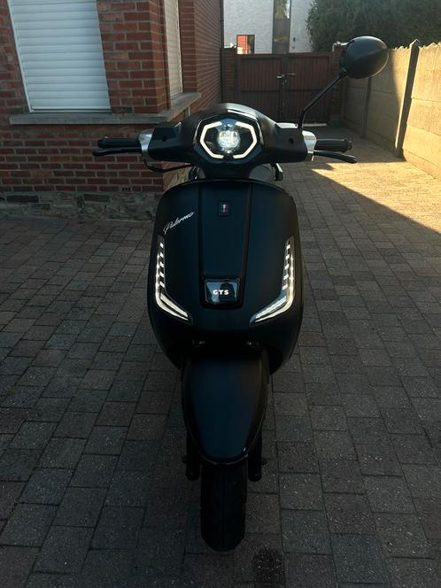 GTS Palermo 50cc - Mat zwart, Fietsen en Brommers, Scooters | Vespa, Zo goed als nieuw, Overige modellen, Klasse B (45 km/u), Benzine