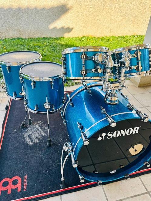 Sonor sq2 Maple, 5 fûts, Muziek en Instrumenten, Drumstellen en Slagwerk, Zo goed als nieuw, Overige merken, Ophalen of Verzenden