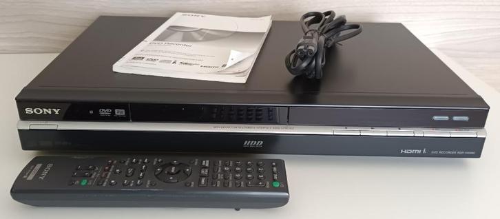 Sony DVD/HDD Recorder – 160GB – HDMI - Zeer goede staat!, Audio, Tv en Foto, Decoders en Harddiskrecorders, Gebruikt, Harddiskrecorder