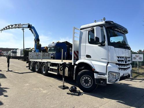 Mercedes-Benz AROCS 3246 8x4 TRIDEM + CRANE (25m!) PALFINGER, Auto's, Vrachtwagens, Bedrijf, ABS, Elektrische buitenspiegels, Elektrische stoelverstelling