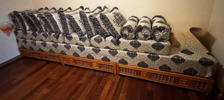 Sedari marocain comme neuf, Huis en Inrichting, Zetels | Zetels, Zo goed als nieuw, Hout, Ophalen