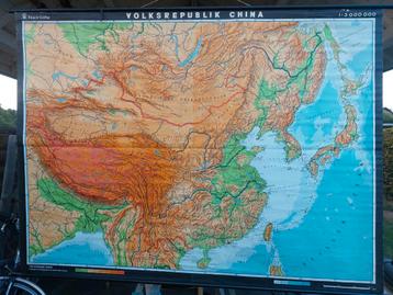 Wandkaart China beschikbaar voor biedingen