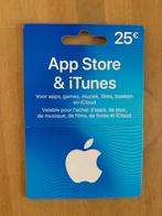Carte App store & itunes, Telecommunicatie, Prepaidkaarten en Simkaarten, Ophalen, Nieuw