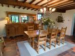 Volledige stevige, authentieke eetplaats, Huis en Inrichting, Ophalen, Gebruikt, Landelijk, 4 tot 6 stoelen