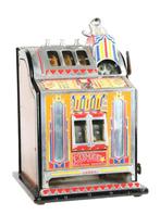 1 Franc Pace Comet Slot Machine With Skill Stop, Verzamelen, Automaten | Gokkasten en Fruitautomaten, Overige munten, Gebruikt