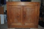 Grand meuble ancien avec 2 portes, à rafraichir., Ophalen, 100 tot 150 cm, Minder dan 100 cm, Overige houtsoorten