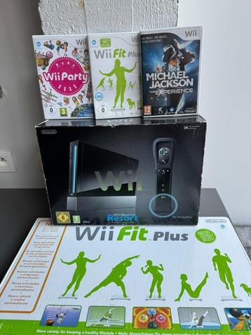 Nintendo Wii console + balance board + 3 games beschikbaar voor biedingen